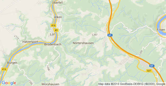 Karte Nörtershausen