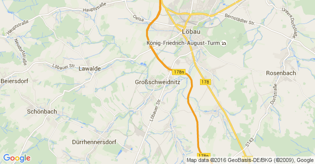 Karte Großschweidnitz