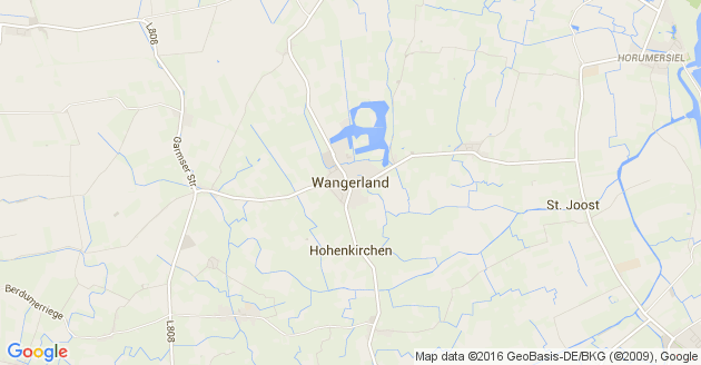 Karte Wangerland