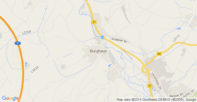Karte Burghaun