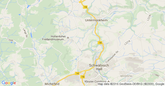 Karte Mulfingen Jagst