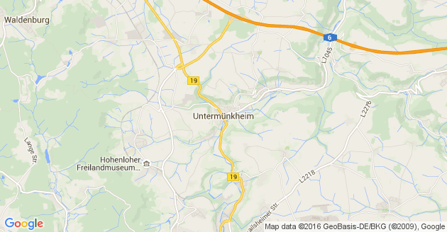 Karte Untermünkheim