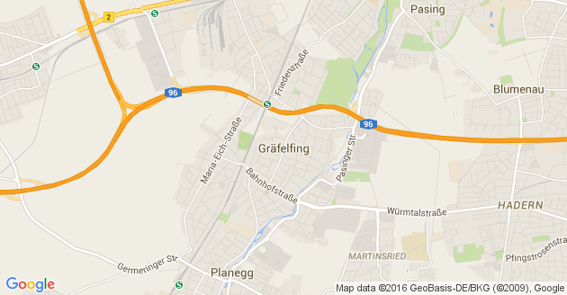 Karte Gräfelfing