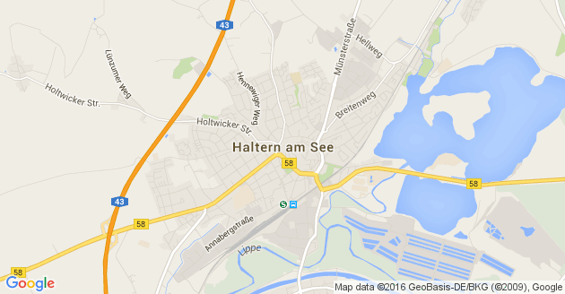 Karte Haltern am See         