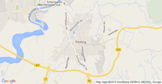 Karte Peiting