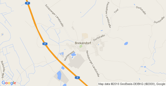 Karte Brekendorf