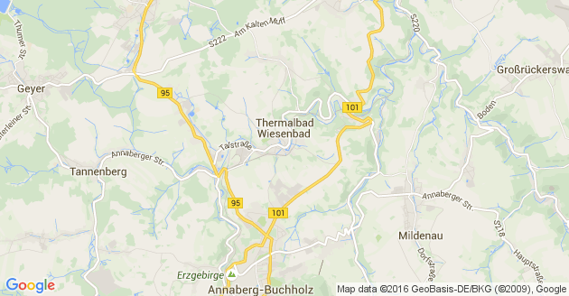 Karte Thermalbad Wiesenbad