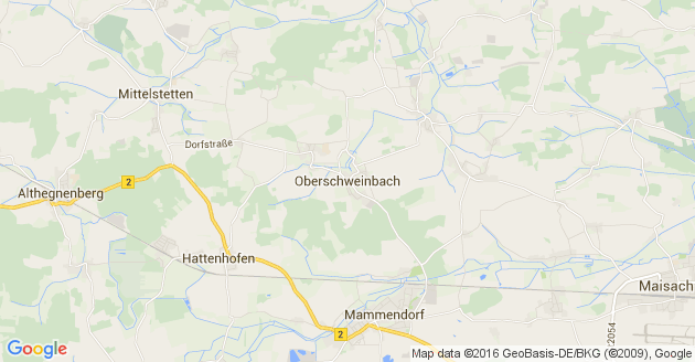 Karte Oberschweinbach
