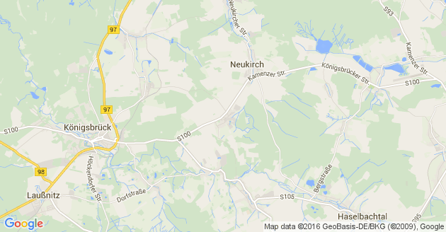 Karte Neukirch bei Königsbrück