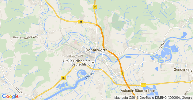 Karte Westendorf bei Donauwörth