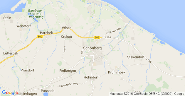 Karte Schönberg in Mecklenburg