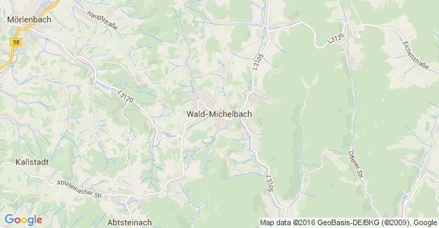 Karte Wald Michelbach
