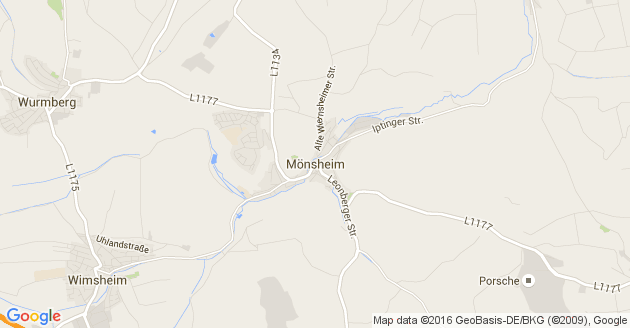 Karte Mönsheim
