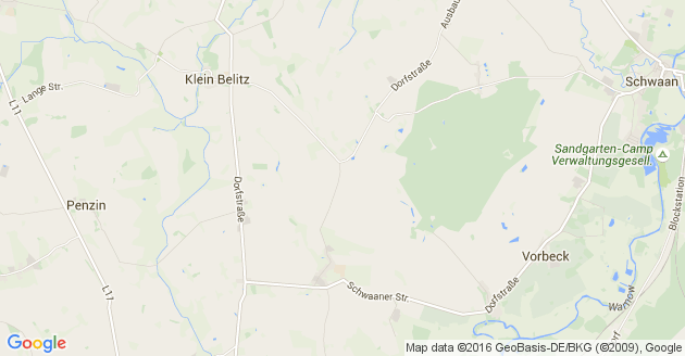 Karte Warnow bei Bützow