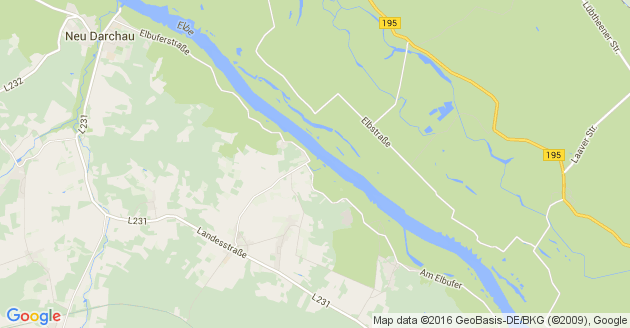 Karte Hitzacker an der Elbe