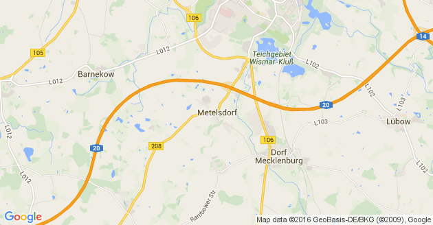 Karte Metelsdorf