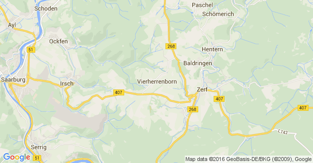 Karte Vierherrenborn