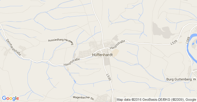 Karte Hüffenhardt