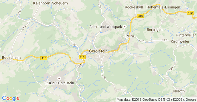 Karte Gönnersdorf bei Gerolstein