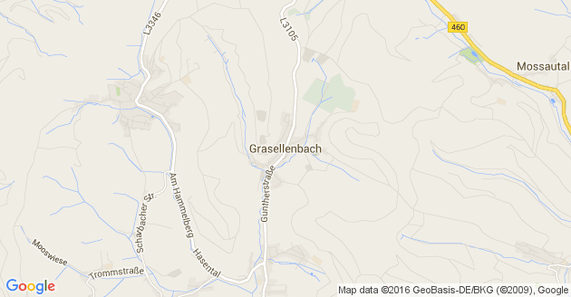 Karte Grasellenbach