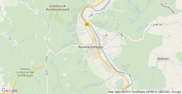 Karte Reinhardshagen