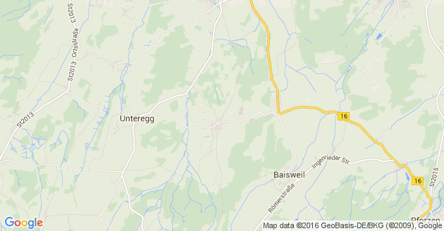 Karte Unteregg bei Mindelheim