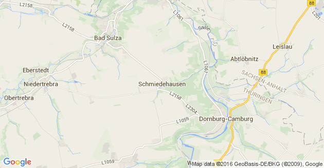 Karte Schmiedehausen