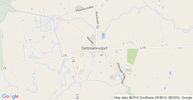 Karte Dettmannsdorf