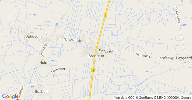 Karte Braderup