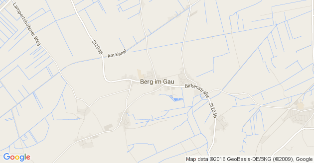 Karte Berg im Gau