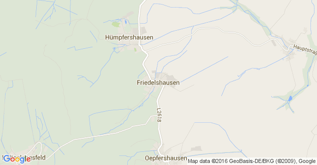 Karte Friedelshausen