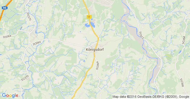Karte Königsdorf in Oberbayern
