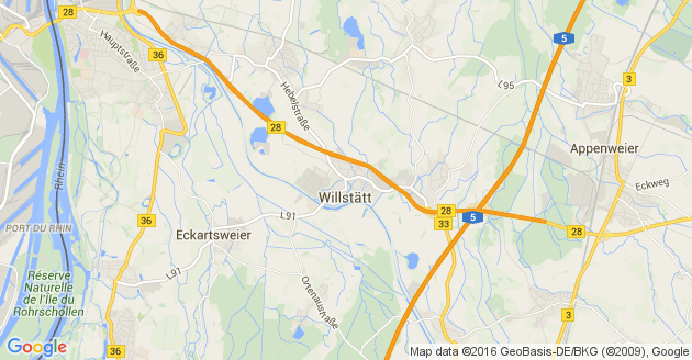 Karte Willstätt