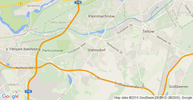 Karte Stahnsdorf