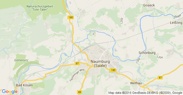 Karte Mertendorf bei Naumburg an der Saale