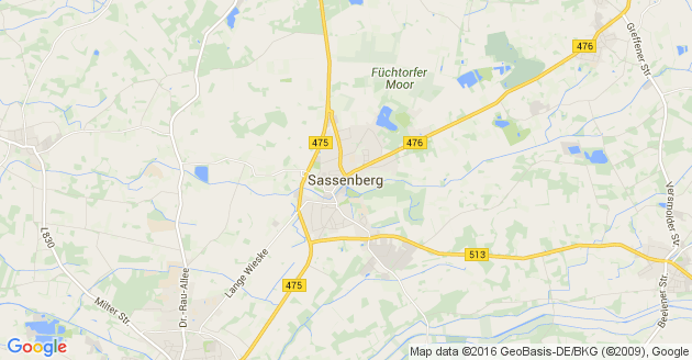 Karte Sassenberg