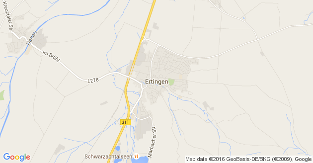 Karte Ertingen