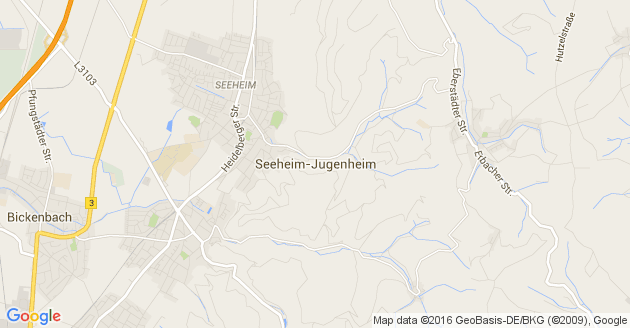 Karte Seeheim Jugenheim