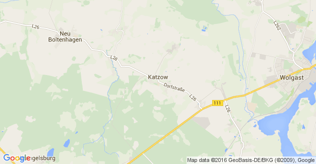 Karte Katzow