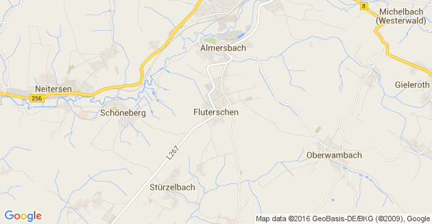 Karte Fluterschen