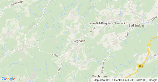 Karte Siegbach