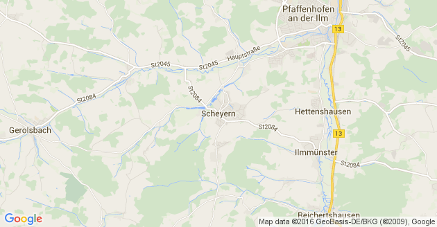 Karte Scheyern