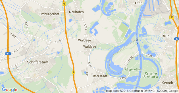 Karte Waldsee in der Pfalz