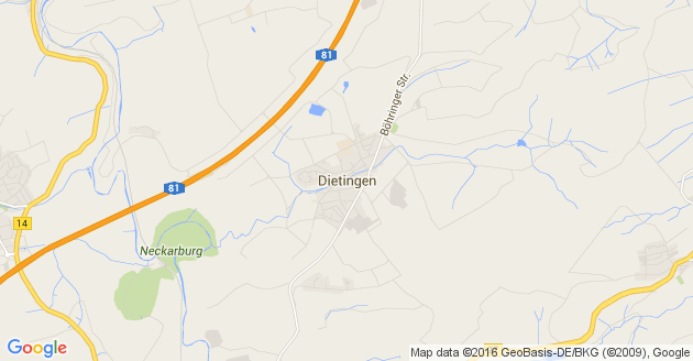 Karte Dietingen