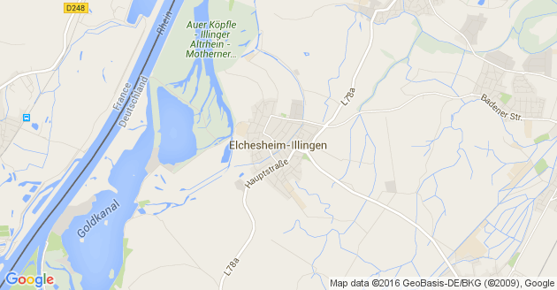 Karte Elchesheim Illingen