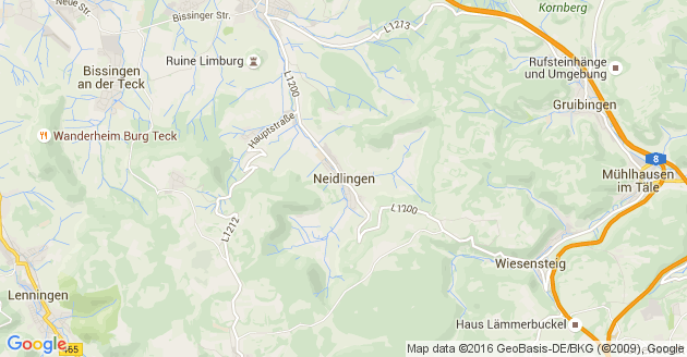Karte Neidlingen