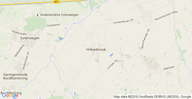 Karte Hilkenbrook