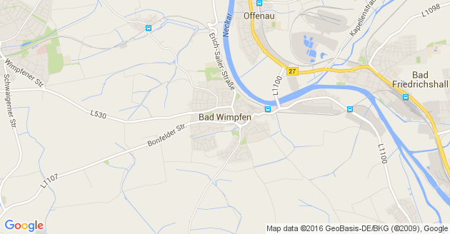 Karte Bad Wimpfen
