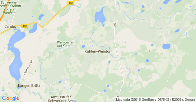 Karte Kuhlen Wendorf