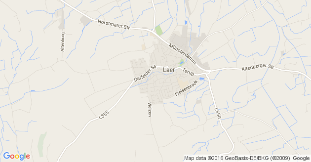 Karte Billerbeck in Westfalen